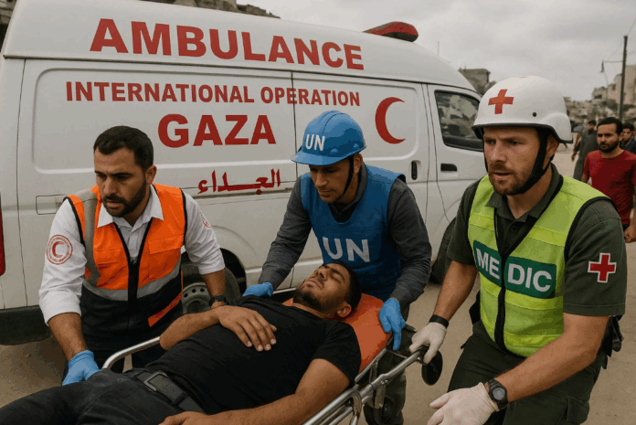 operasi internasional di Gaza