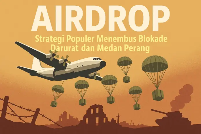 Airdrop Strategi Populer Menembus Blokade Darurat dan Medan Perang